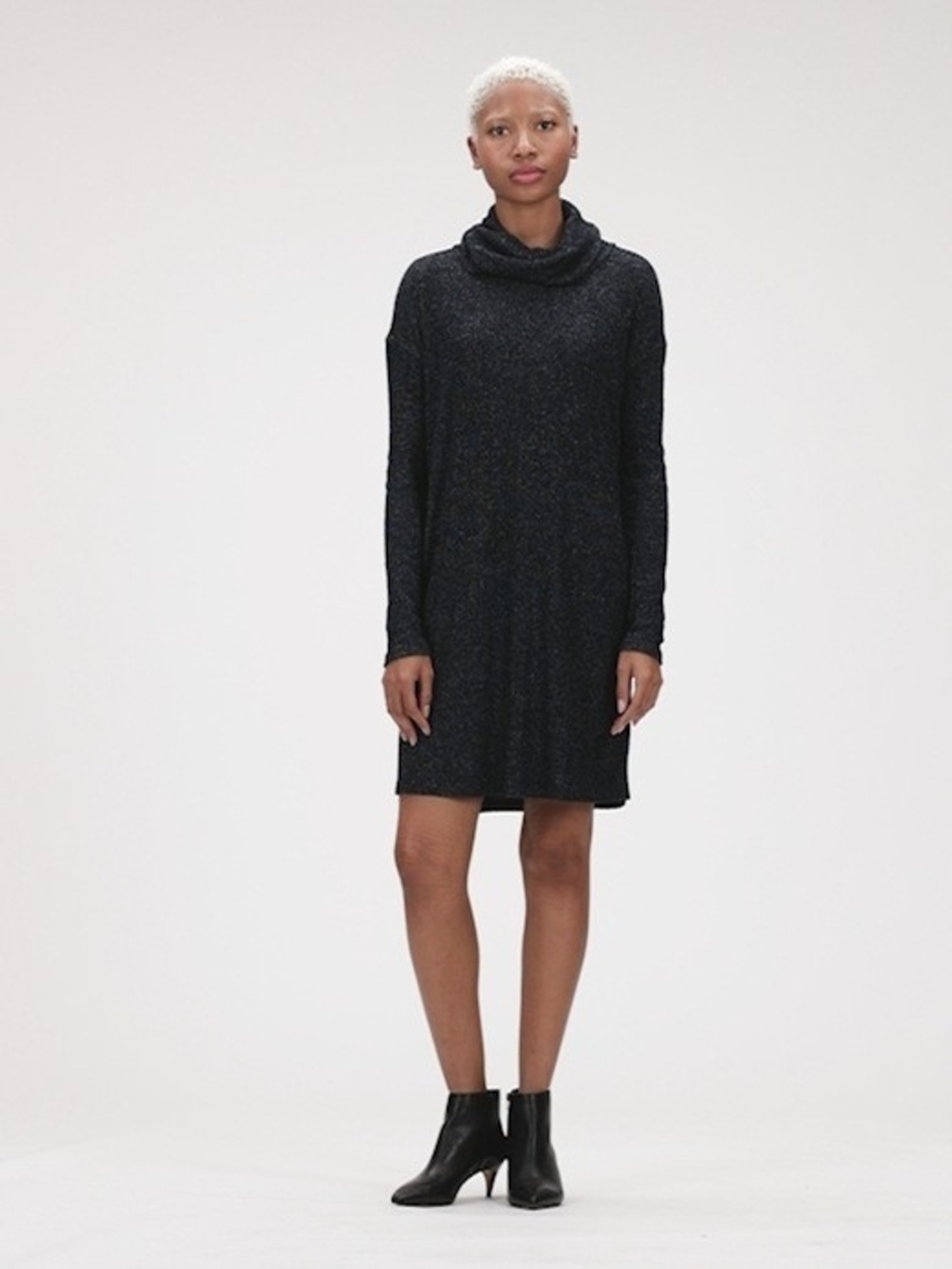 GAP Cowl Neck Long Sleeve Sweater Dress